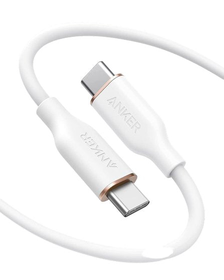 Anker PowerLine III Flow USB-C to USB-C (1.8m/6ft) -White A8553H21 - Level UpAnkerCables194644080044