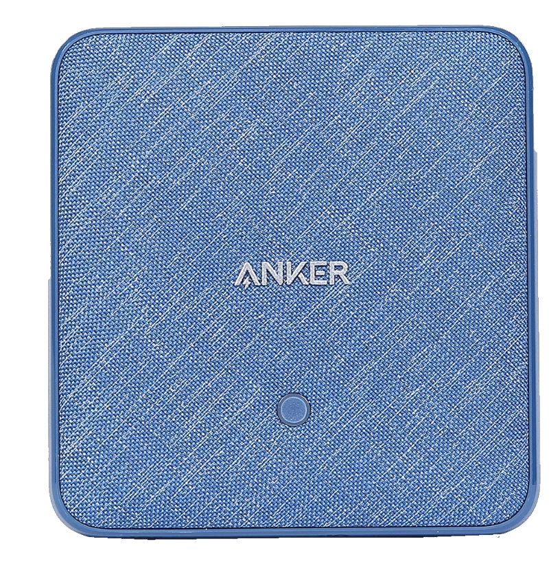 Anker PowerPort Atom III Slim 4 ports 65W & PIQ 3 - Blue Fabric A2045K31 - Level UpAnkerPower Bank194644020460