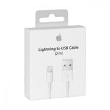 APPLE Lightning To USB Cable, 2 M, WHITE - MD819 - Level UpLevel UpCharging Cable885909627448