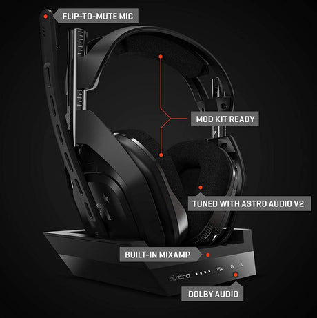 ASTRO Gaming A50 Wireless + Base Station - Level UpAstroHeadset5099206083684