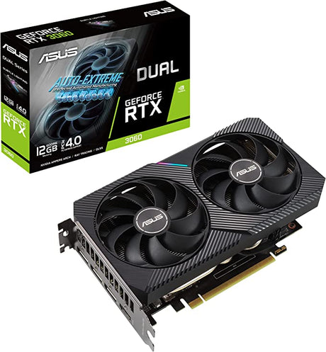 Asus GeForce RTX 3060 Dual OC Edition 12GB V2 GDDR6 Graphics Card - Level UpLevel UpPC Accessories4711081309925