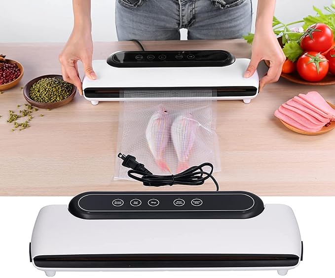 Automatic Electric Vacuum Airtight Sealer & Packing Machine for Food Preservation with One Touch Operation - Level UpLevel UpSmart Devices501653