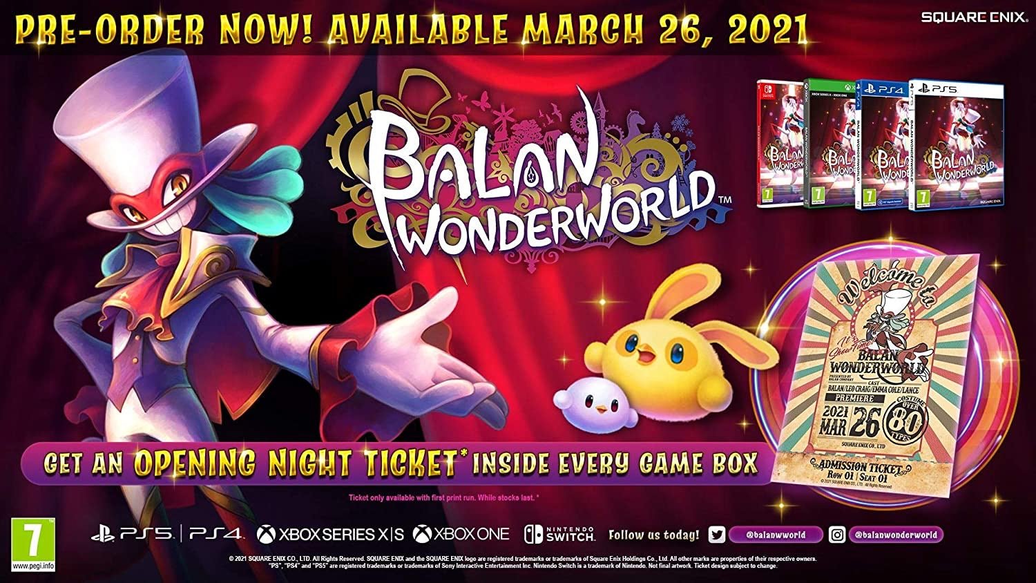 Balan Wonderworld For PlayStation 5 - Level UpLevel UpPlaystation Video Games