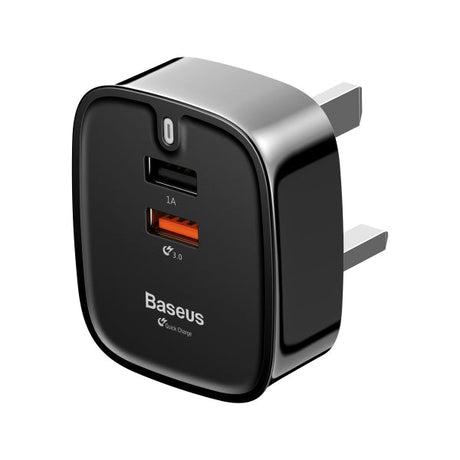 Baseus Funzi Dual USB 3.0 Quick Charging Wall Charger (UK) - Level UpBaseus6953156263093