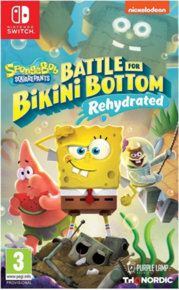 Battle For Bikini Bottom Rehydrated For NS "Region 2" - Level UpNintendoSwitch Video Games9120080074461