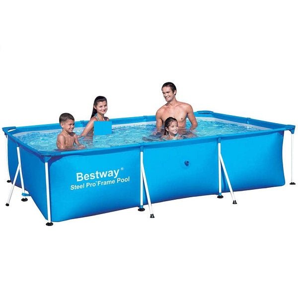 BESTWAY Deluxe Splash Pool, 300 x 201 x 66 cm, 3300ltr – 56404 - Level UpLevel UpSwimming Pools56404
