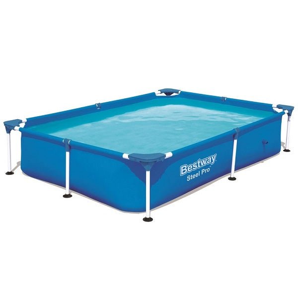 BESTWAY Steel Pro Splash Pool 2.21 x 1.5 x 0.43m, 1200ltr – 56401 - Level UpBESTWAYSwimming Pools56401