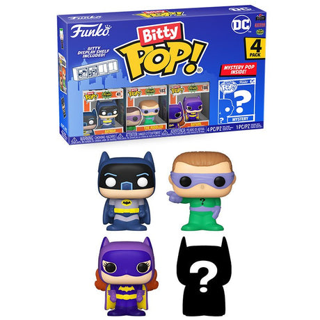 Bitty Pop! Heroes: DC - Batman Adam West 4pk - Level UpFunko889698713146