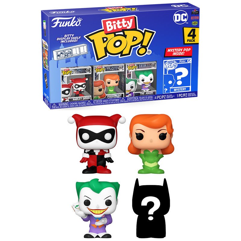 Bitty Pop! Heroes: DC - Harley Quinn 4pk - Level UpFunko889698713139