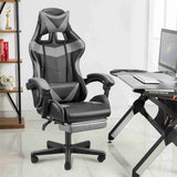 Black Bull Gaming Chair with Foot rest - Gray - Level UpBlack BullGaming Chair4044951074136
