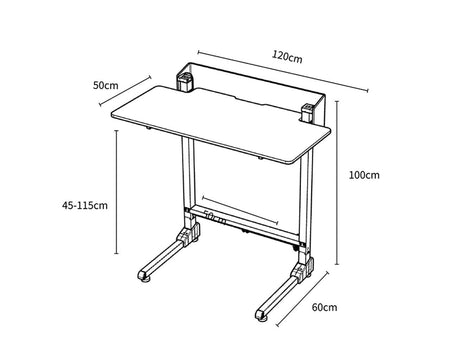 Black Bull Unique Electric Motor Controller Function Up, Down, Stand, Sit - Rustic Brown - Level UpLevel UpGaming Table1076610766