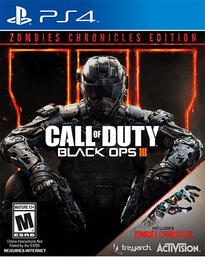 Call of Duty Black Ops III Gold Edition For PlayStation 4 "Region 1" - Level UpACTIVISIONPlaystation Video Games47875881181