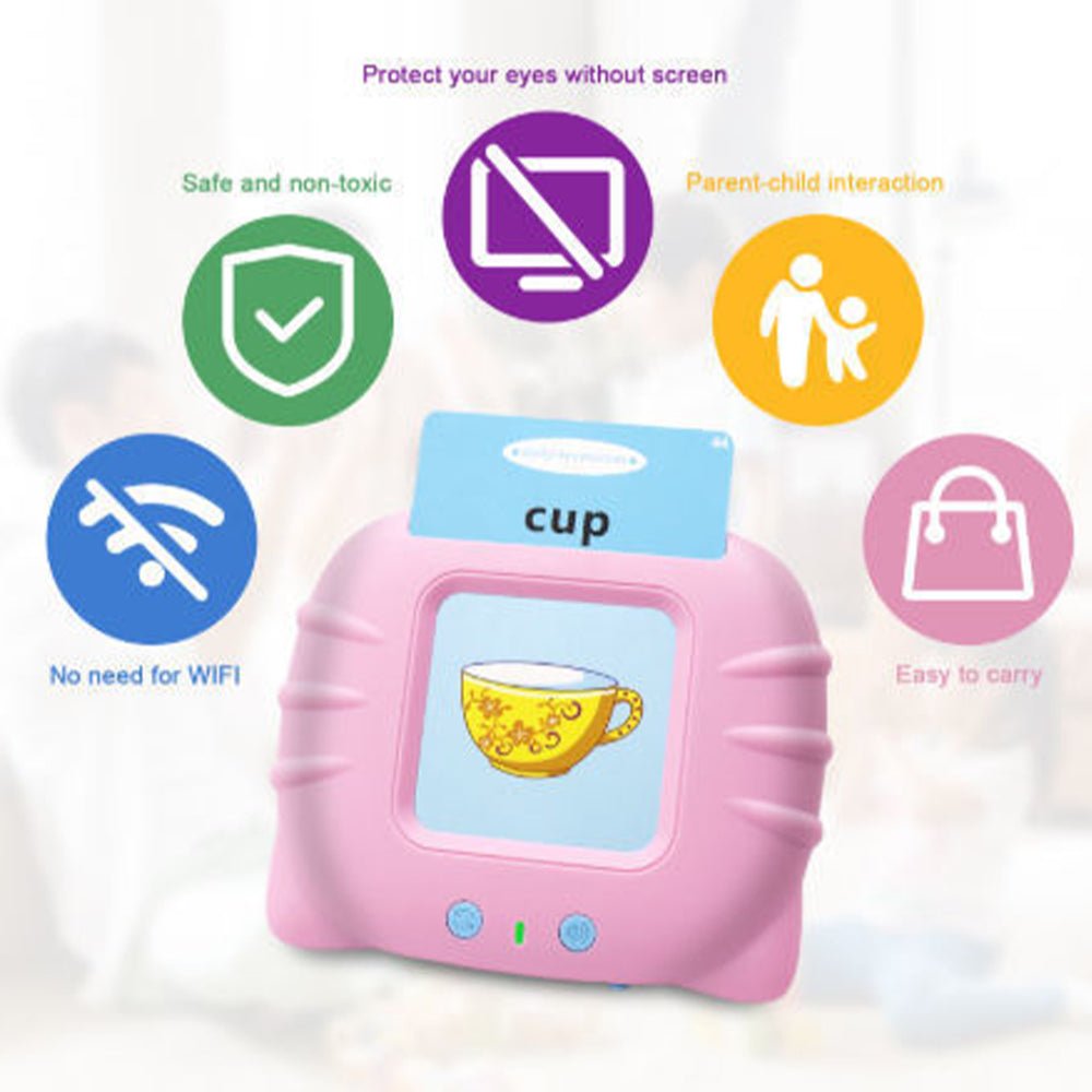 CARD EARLY EDUCATION DEVICE PINK - Level UpLAFEINAKids Tab4540