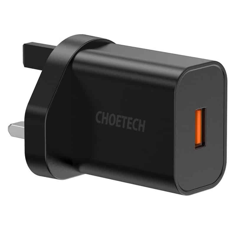 Choetech 18W USB-A Charge + AC Cable - Black - Level UpLevel UpAdapter6971824975284