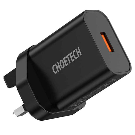 Choetech 18W USB-A Charge + AC Cable - Black - Level UpLevel UpAdapter6971824975284