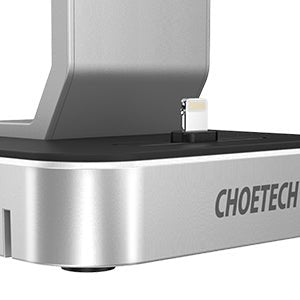 Choetech 4 in 1 MFI Wireless Charging Dock - Silver - Level UpLevel UpAdapter6971824974539
