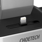 Choetech 4 in 1 MFI Wireless Charging Dock - Silver - Level UpLevel UpAdapter6971824974539