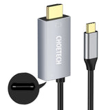 CHOETECH USB-C to HDMI Cable with PD Charging XCH-M180 - Level UpLevel UpHDMI AdapterX0019ZQUOX