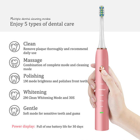 CintyB Sonic Electric Toothbrush - Level UpSonicToothbrushes20291