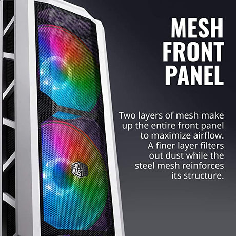 Cooler Master MasterCase H500P Mesh ARGB Mid Tower Case - Level UpLevel UpPC Accessories4719512095249