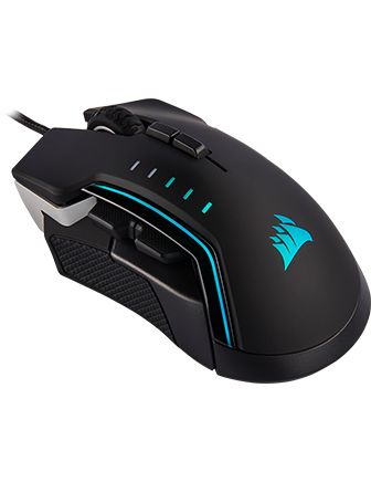 Corsair GLAIVE RGB PRO Mouse - Aluminum - Level UpLevel UpPC Accessories840006604105