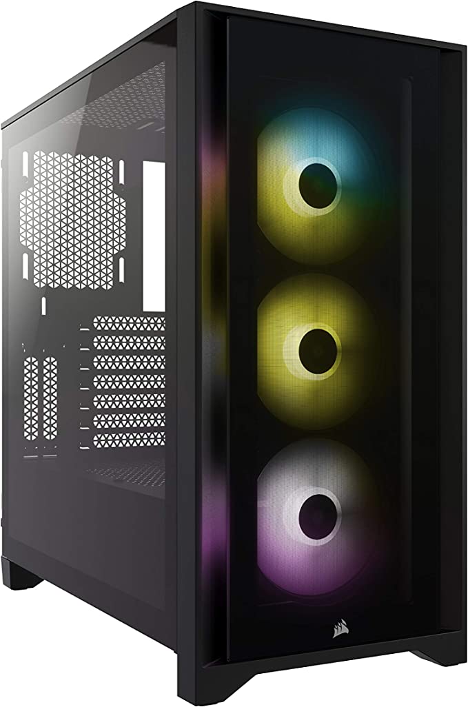 Corsair iCUE 4000X RGB Mid Tower Case - Black - Level UpLevel UpPC Accessories840006626633