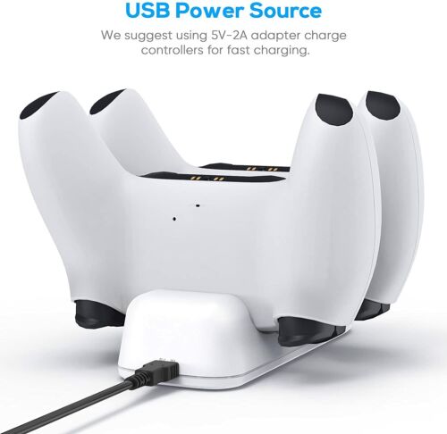 DOBE Charging Dock For PS5 Wireless Controller Charger- TP5-0506 - Level UpDobeCharging Valets6972520252686