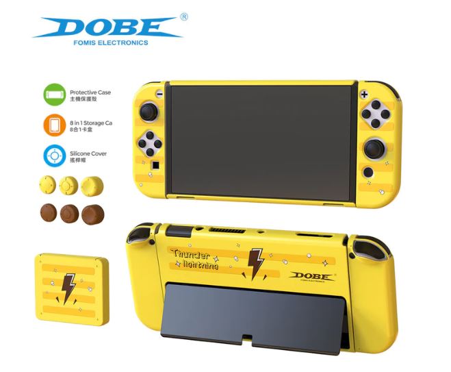 DOBE Protection Kit for Switch OLED - Yellow - Level UpDobeSwitch Accessories6972520254604