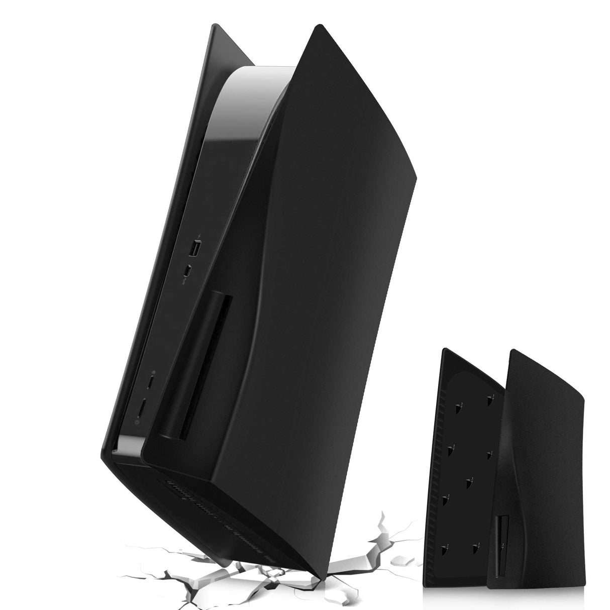 DOBE Protective Shell PS5 Cover - Glossy Black - Level UpLevel UpPlaystation 5 Accessories6972520205552