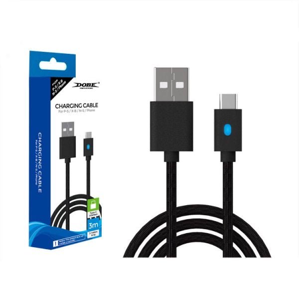 DOBE PS5 CHARGING CABLE 3M TY-0803B - Level UpDobePlaystation Accessories6972520253416