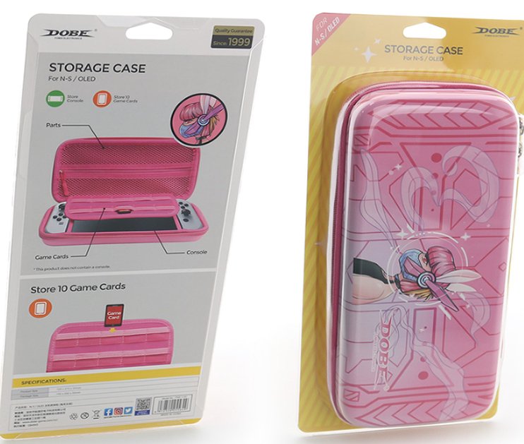 DOBE Storage Case For Nintendo Switch - Pink - Level UpDobeSwitch Accessories6972520255632