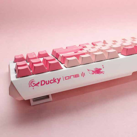 Ducky One 3 TKL Blue Switch Hot-Swap Mechanical Keyboard - Gossamer Pink - Level UpDUCKYKeyboard4711394380062