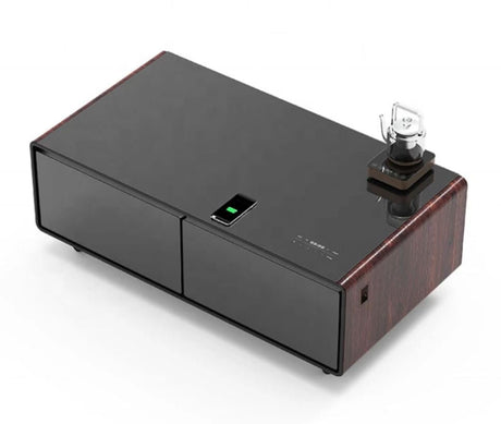 Elegant Smart Coffee Table with 135L Refrigerator, 2 USB - Black - Level UpElegantSmart Devices20223