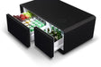 Elegant Smart Coffee Table with 93L Refrigerator, 2 USB - Black - Level UpElegantSmart Devices20217