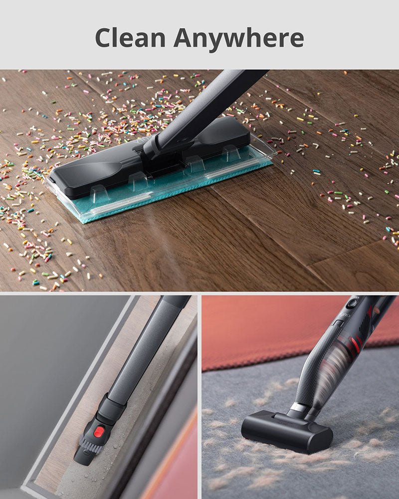 Eufy HomeVac H30 Infinity Cordless Vacuum Cleaner -Black T2522K13 - Level UpEufyVacuum Cleaner194644080815