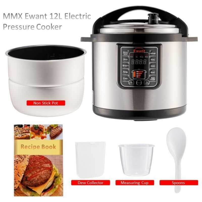 Ewant 8 in1 Multi functional Electric 1500w 12L Pressure Cooker