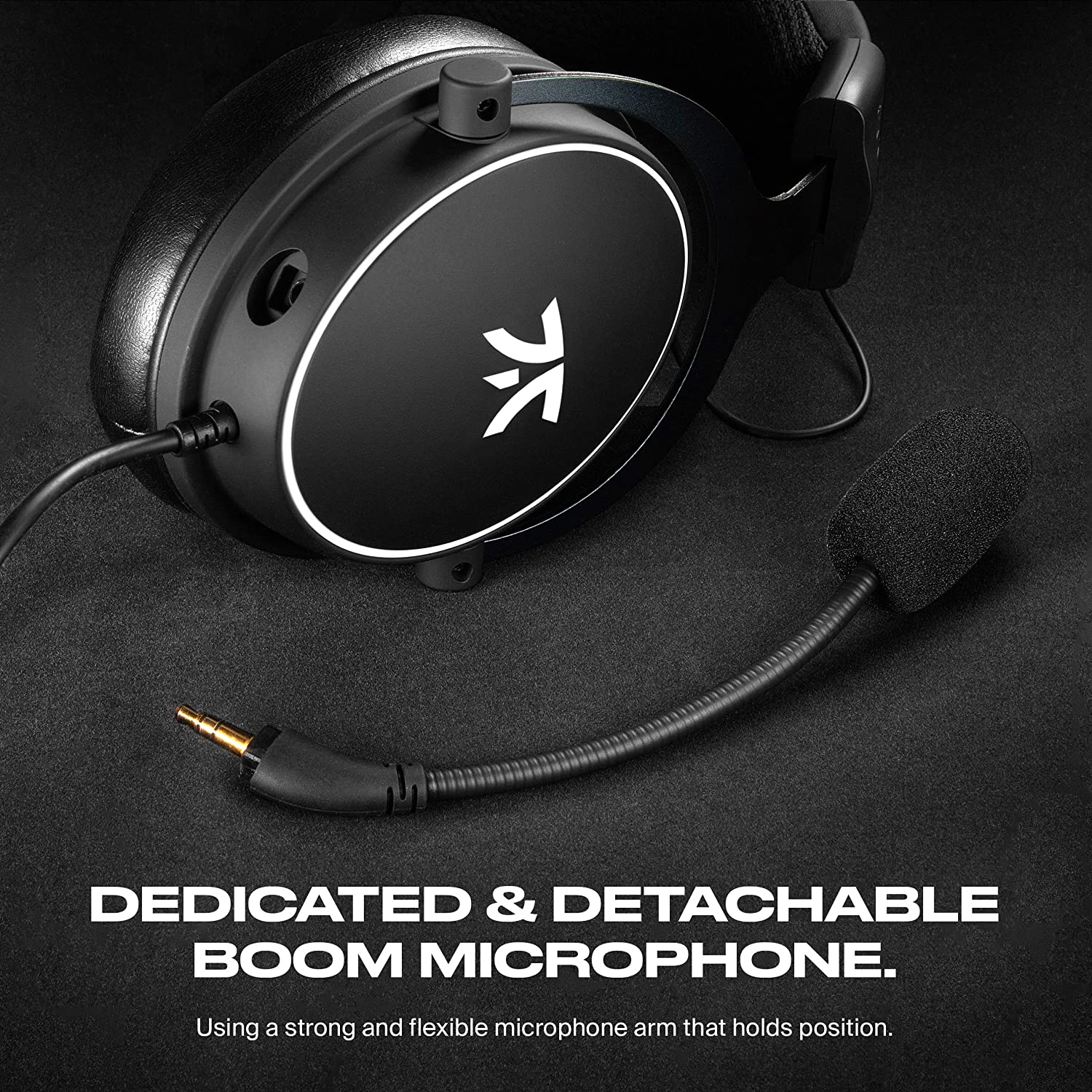 Fnatic REACT Gaming Headset for Esports with 53mm Drivers (AUX) for PC, PS4, PS5, XBOX - Level UpFnaticHeadset5.06E+12