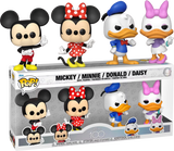 POP 4 PACK: DISNEY- MICKEY & FRIENDS (MICKEY / MINNIE / DONALD / DAISY) (D100)