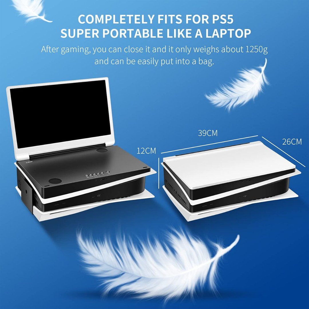 G-Story 15.6" IPS 4k 60Hz Ps5 Portable Monitor Gaming Display Integrated - Level Upplaystation 56970497501585