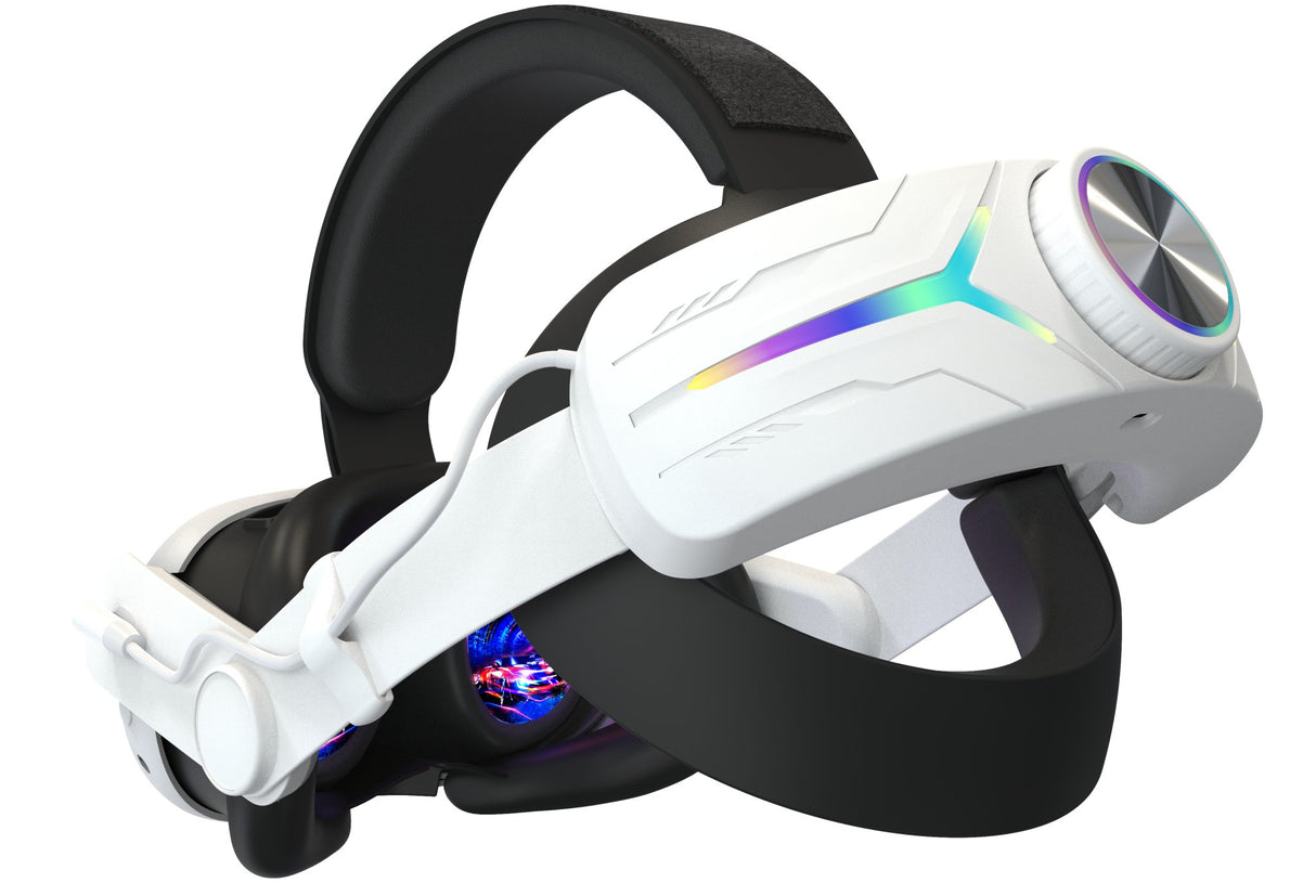 Gamax Meta Quest 3 Head Strap with 8000mAh battery & Dazzle light - White - Level UpGamaxVirtual Reality Accessories6972520255274