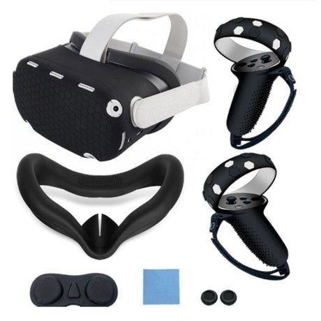 Gamax Oculus quest 2 Silicone Protective Case Set - Black - Level UpGamaxPlaystation 5 Accessories6972520254471