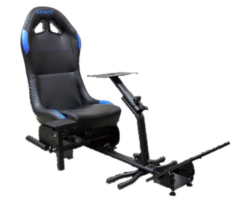 GAMAX Sporty Gaming Racing Seat – Bule&Black - Level UpGamaxGaming Chair5.60E+12
