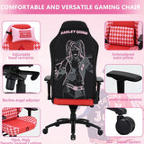 GAMEON Licensed Gaming Chair With Adjustable 4D Armrest & Metal Base - Harly Quinn - Level UpGAMEONGaming Chair722777894032