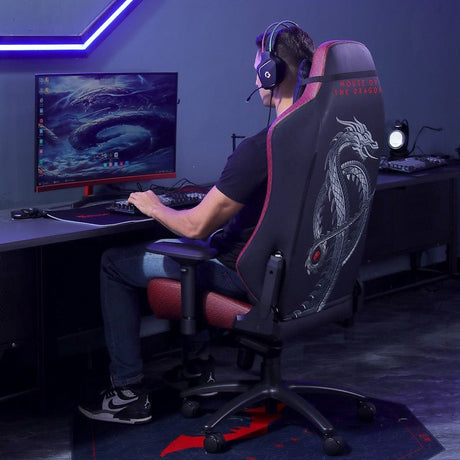 GAMEON Licensed Gaming Chair With Adjustable 4D Armrest & Metal Base - House of The Dragons - Level UpGAMEONGaming Chair722777894049