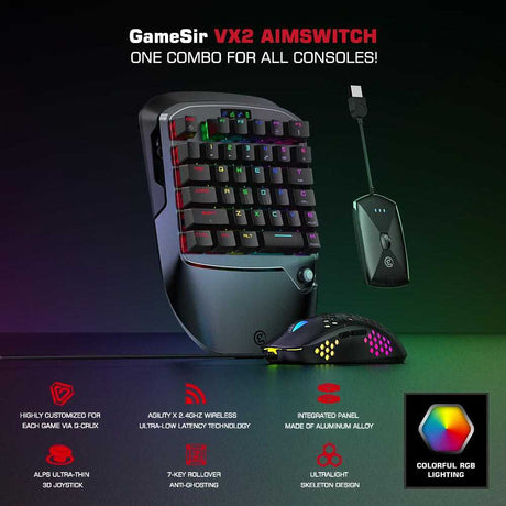 GameSir VX2 AimSwitch Gaming Keypad Combo - Level UpLevel Up6936685219342