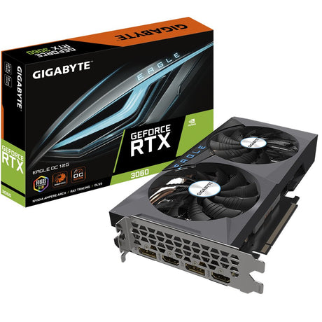 Gigabyte GeForce RTX 3060 EAGLE OC 12GB Graphics Card - Level UpLevel UpPC Accessories4719331309305