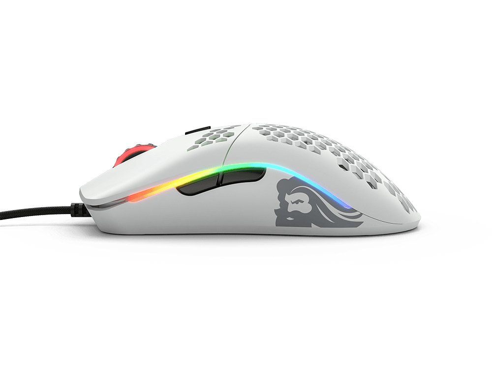 Glorious Gaming Mouse Model O- (58g - Matte - white) Level Up