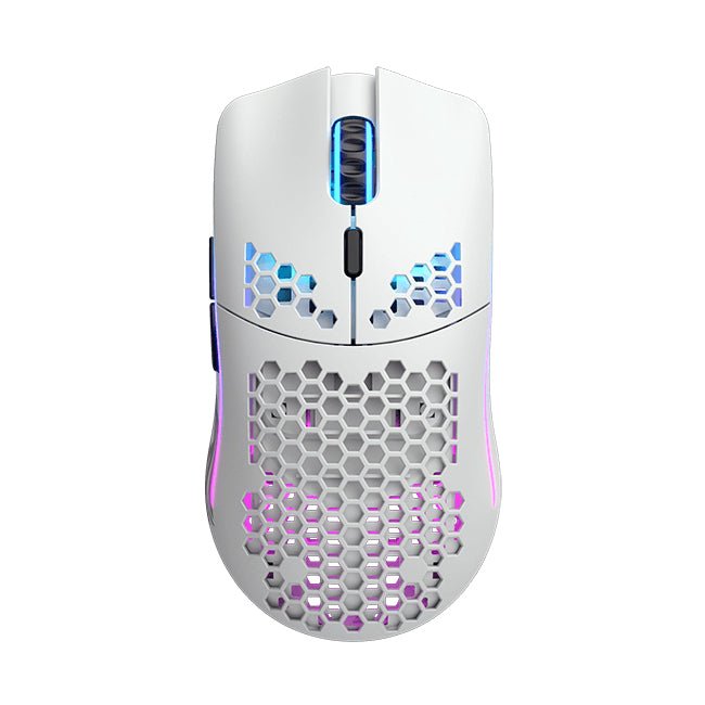 Glorious Gaming Mouse Model O Wireless (65g - Matte - White) - Level UpGlorious810069970486