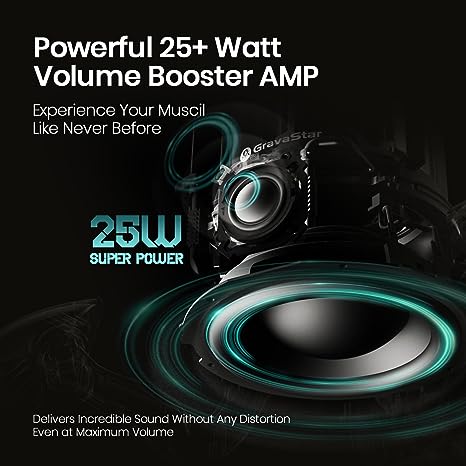 GravaStar Supernova Bluetooth Speaker - Matt Black - Level UpGravaStarSpeakers6972448921060
