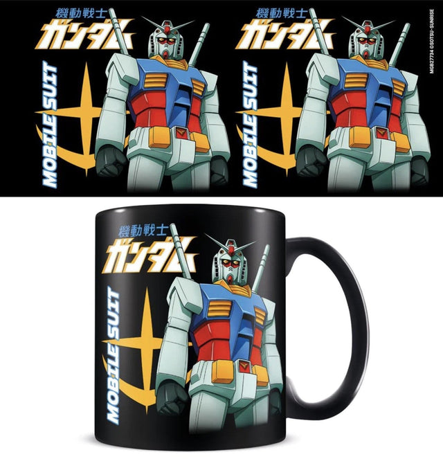 GUNDAM (CLASSIC MECH) BLACK MUG - Level UpSoft ToysAccessories5050574277341